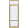 Ціноутворення Внутрішні двері 900x2400 мм Altest RAL 1000 Green beige ззовні