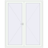 Ціноутворення Внутрішні двері 1800x2250 мм REHAU Т94/60 Білий (RAL 9016) з двох сторін