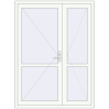 Ціноутворення Внутрішні двері 1500x2030 мм REHAU Т94/60 Білий (RAL 9016) з двох сторін