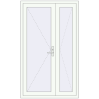 Ціноутворення Внутрішні двері 1200x2010 мм REHAU Z74/60 Білий (RAL 9016) з двох сторін