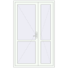 Ціноутворення Внутрішні двері 1350x2200 мм Altest RAL 9016 Traffic white з двох сторін