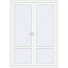 Ціноутворення Внутрішні двері 1500x2100 мм REHAU Т94/60 Білий (RAL 9016) з двох сторін
