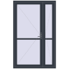 Ціноутворення Внутрішні двері 1450x2300 мм REHAU Т94/60 ANTHRACITE_GREY_STRUKTURAL з двох сторін