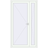 Ціноутворення Внутрішні двері 1300x2300 мм REHAU Т94/60 Білий (RAL 9016) з двох сторін