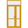 Ціноутворення Внутрішні двері 1300x2500 мм Altest RAL 1004 Golden yellow з двох сторін