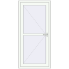 Ціноутворення Внутрішні двері 900x1900 мм REHAU Z74/60 Білий (RAL 9016) з двох сторін