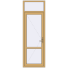Ціноутворення Внутрішні двері 800x2400 мм Altest RAL 1002 Sand yellow з двох сторін
