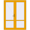 Ціноутворення Внутрішні двері 1550x2050 мм Altest RAL 1003 Signal yellow з двох сторін
