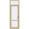 Ціноутворення Внутрішні двері 800x2400 мм Altest RAL 1000 Green beige ззовні
