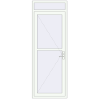 Ціноутворення Внутрішні двері 900x2500 мм REHAU Т94/60 Білий (RAL 9016) з двох сторін