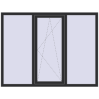 Ціноутворення Вікна 1830x1400 мм REHAU SYNEGO MD ANTHRACITE_GREY_GLATT ззовні