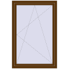 Ціноутворення Вікна 1000x1500 мм REHAU Euro 70 WALNUT ззовні