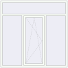 Ціноутворення Вікна 1800x1800 мм REHAU Euro 70 Білий (RAL 9016) з двох сторін