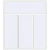 Ціноутворення Вікна 1840x2100 мм Altest Pony 375 RAL 9016 Traffic white з двох сторін