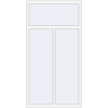 Ціноутворення Вікна 1040x2020 мм REHAU Brillant-Design