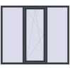 Ціноутворення Вікна 1800x1540 мм REHAU Euro 70 ANTHRACITE_GREY_STRUKTURAL ззовні