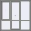 Ціноутворення Вікна 1500x1500 мм Altest Pony 375 RAL 9007 Grey aluminium з двох сторін
