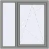 Ціноутворення Вікна 1200x1200 мм Altest Pony 375 RAL 9007 Grey aluminium з двох сторін