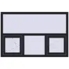 Ціноутворення Вікна 1500x1000 мм REHAU Euro 70 BLACK_ULTI-MATT ззовні