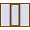 Ціноутворення Вікна 1760x1400 мм REHAU Euro 70 GOLDEN OAK з двох сторін