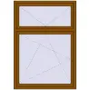 Ціноутворення Вікна 1200x1700 мм REHAU Brillant-Design GOLDEN OAK з двох сторін