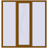 Ціноутворення Вікна 1730x1810 мм REHAU Euro 60 GOLDEN OAK з двох сторін