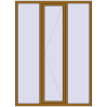 Ціноутворення Вікна 1600x2200 мм REHAU Euro 70 LIGHT_OAK з двох сторін