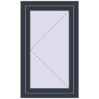 Ціноутворення Вікна 600x1000 мм REHAU SYNEGO MD ANTHRACITE_GREY_STRUKTURAL з двох сторін