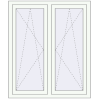 Ціноутворення Вікна 1110x1320 мм REHAU Brillant-Design RAL 9016 Traffic white з двох сторін