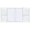 Ціноутворення Вікна 2400x1200 мм Altest Pony 375 RAL 9016 Traffic white з двох сторін