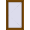 Ціноутворення Вікна 850x1440 мм REHAU Euro 60 GOLDEN OAK з двох сторін