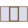 Ціноутворення Вікна 2600x1450 мм REHAU Euro 60 WALNUT ззовні