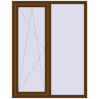 Ціноутворення Вікна 1200x1550 мм REHAU SYNEGO MD WALNUT з двох сторін
