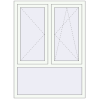 Ціноутворення Вікна 1100x1500 мм REHAU Brillant-Design