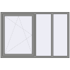 Ціноутворення Вікна 1800x1200 мм Altest Pony 375 RAL 9007 Grey aluminium з двох сторін