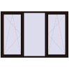 Ціноутворення Вікна 2200x1500 мм REHAU Brillant-Design BLACK_BROWN ззовні