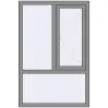 Ціноутворення Вікна 1000x1500 мм Altest Pony 375 RAL 9007 Grey aluminium з двох сторін