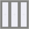 Ціноутворення Вікна 1500x1500 мм Altest Pony 375 RAL 9007 Grey aluminium з двох сторін