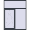Ціноутворення Вікна 1400x1800 мм REHAU SYNEGO MD ANTHRACITE_GREY_STRUKTURAL ззовні