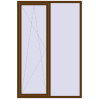Ціноутворення Вікна 1500x2250 мм REHAU Euro 70 WALNUT з двох сторін