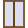 Ціноутворення Вікна 850x1100 мм REHAU Euro 60 LIGHT_OAK з двох сторін