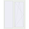 Ціноутворення Вікна 1330x1770 мм REHAU Euro 60 Білий (RAL 9016) з двох сторін