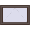 Ціноутворення Вікна 1200x800 мм Altest Pony 375 RAL 8017 Chocolate brown ззовні