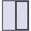 Ціноутворення Вікна 1600x1800 мм REHAU SYNEGO MD ANTHRACITE_GREY_STRUKTURAL ззовні