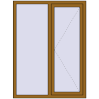 Ціноутворення Вікна 1200x1600 мм REHAU Euro 60 LIGHT_OAK з двох сторін