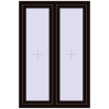 Ціноутворення Вікна 1000x1500 мм REHAU Euro 70 BLACK_BROWN з двох сторін