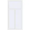 Ціноутворення Вікна 1010x2070 мм REHAU Brillant-Design Білий (RAL 9016) з двох сторін