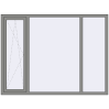 Ціноутворення Вікна 2000x1500 мм Altest Pony 375 RAL 9007 Grey aluminium з двох сторін