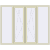Ціноутворення Вікна 2000x1600 мм REHAU Euro 70 PEARL_WHITE_BEIGE_52L-2 ззовні
