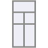 Ціноутворення Вікна 1000x2000 мм Altest Pony 375 RAL 9007 Grey aluminium з двох сторін